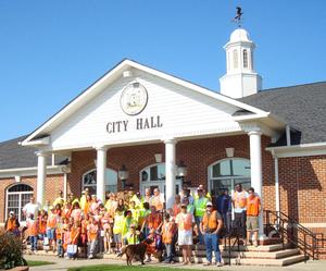 GMB VOLUNTEERS ASSIST SEAFORD & DNREC WITH STORM DRAIN MARKING