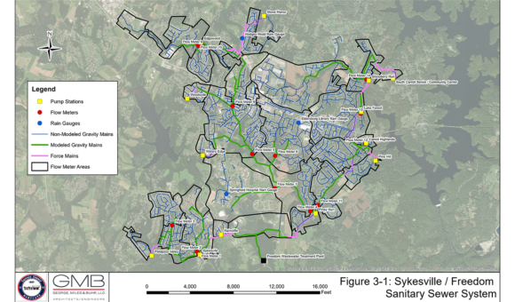 Figure 3-1 - Sykesville - Freedom Sanitary Sewer System