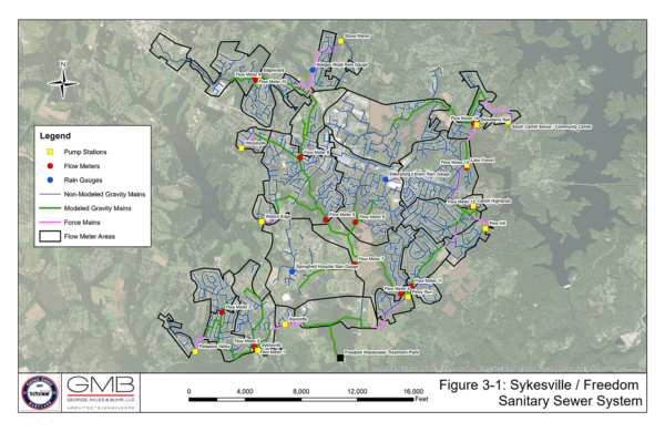 Figure 3-1 - Sykesville - Freedom Sanitary Sewer System