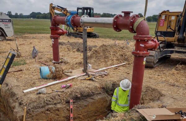 Chlorine Building Piping Photo 6.23.21