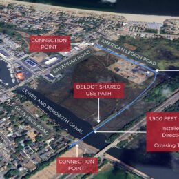 Lewes Canal Water Main Aerial - Blue - 1